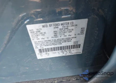 2023 Ford Maverick Xlt z USA, uszkodzony, nr VIN 3FTTW8F92PRA21538